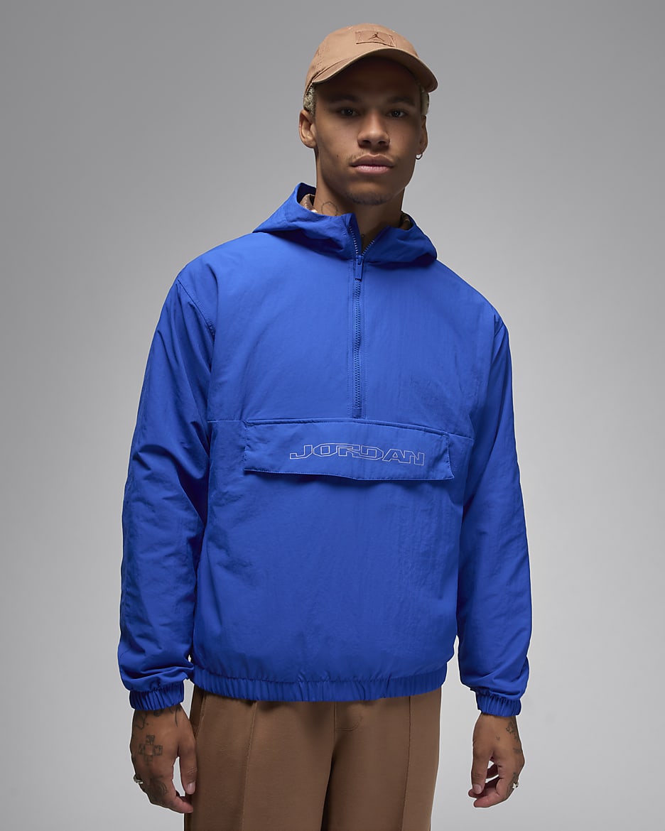 Blue jordan windbreaker outlet